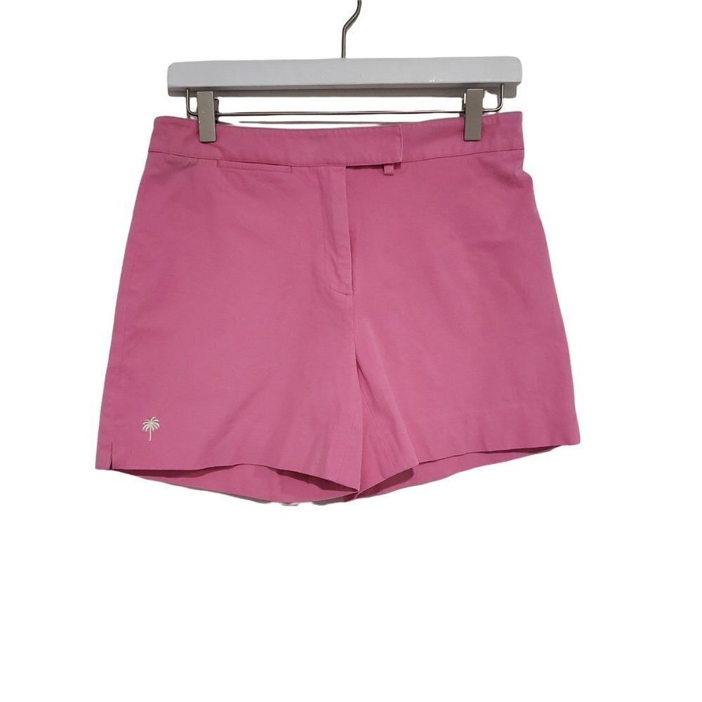 Lilly Pulitzer palm tree Pink Dressy Shorts Size 4